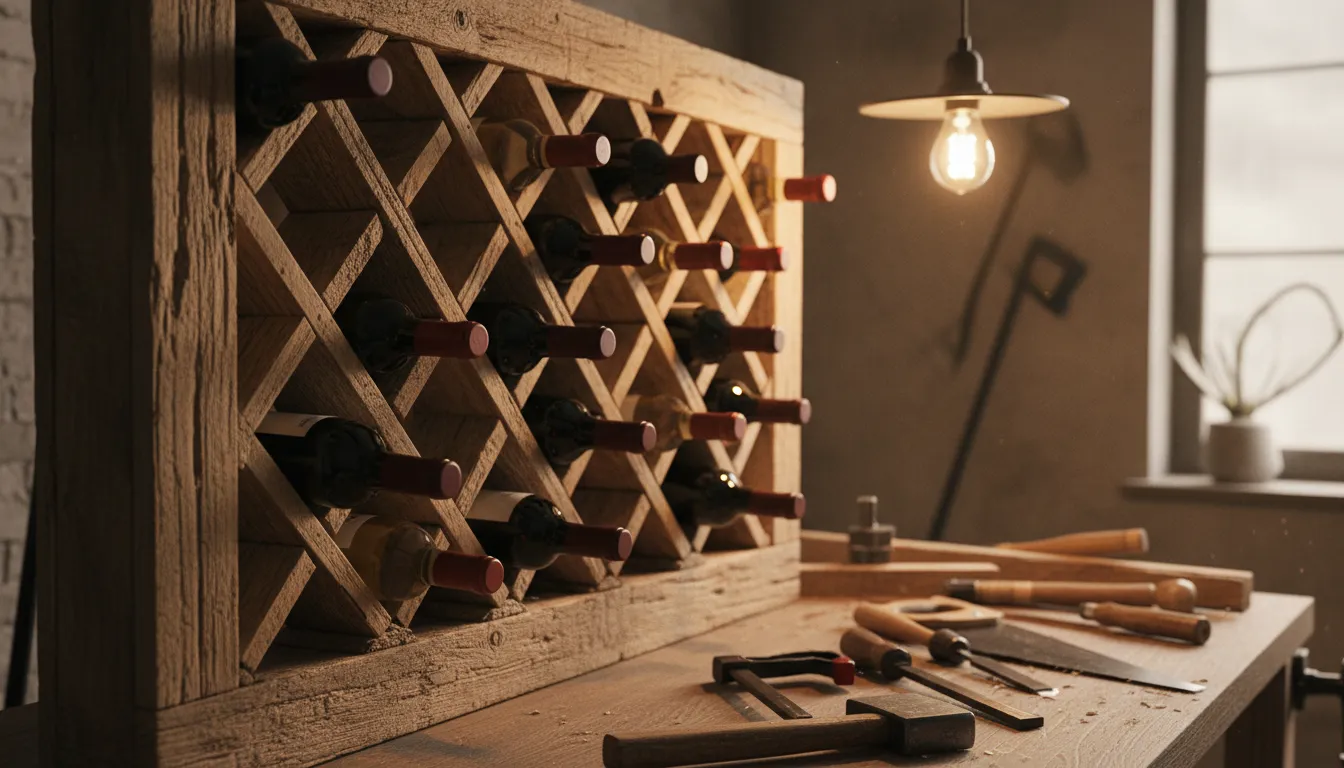 Kako izraditi stalak za vino od starih dasaka — Kompletni početnike