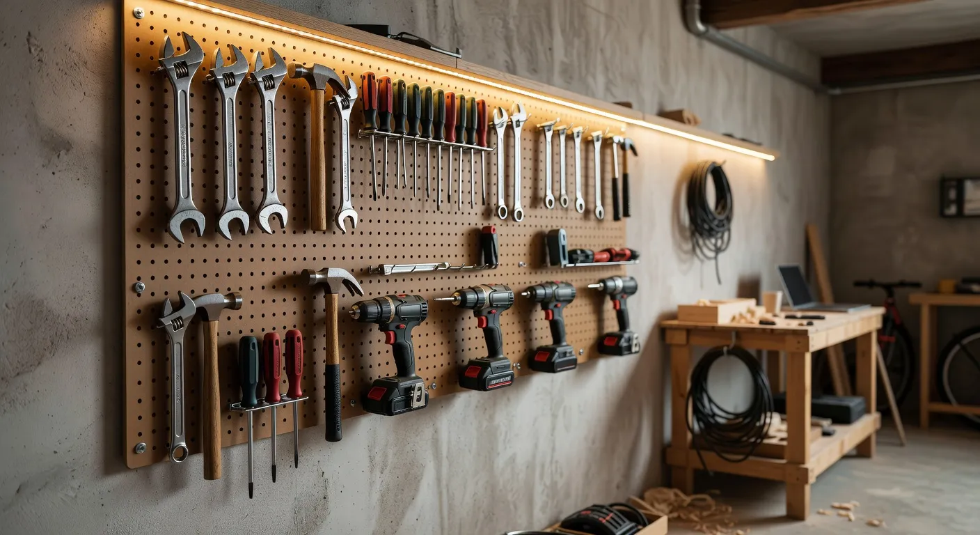 Kako napraviti stalak za alate od zidnog panela DIY entuzijaste
