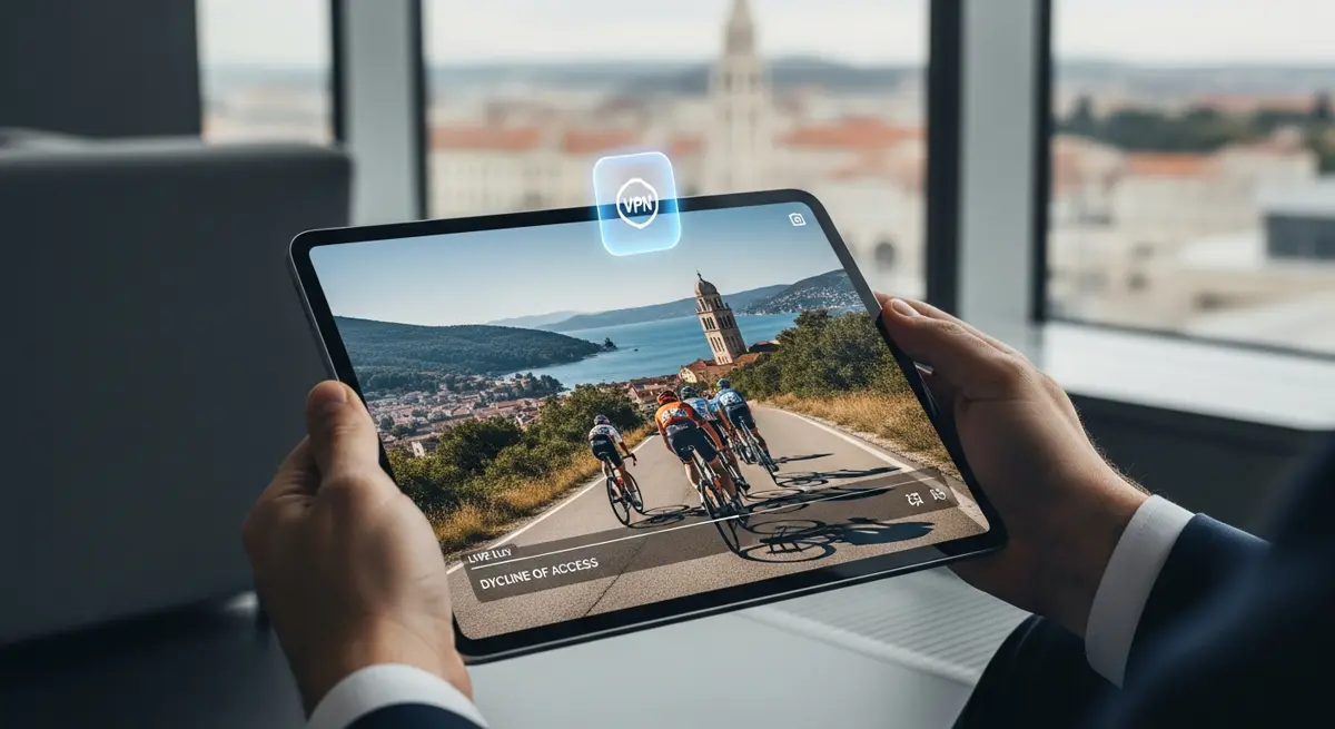 Kako pratiti izravni prijenos biciklističkih utrka. u Hrvatskoj putem VPN aplikacije