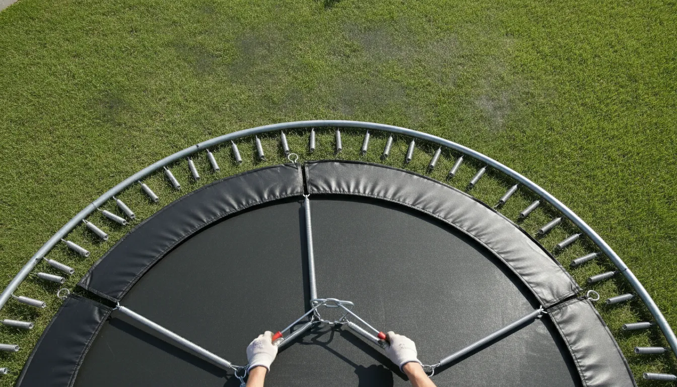 Kako sastaviti trampolin: Pravila montaže i sigurnosni standardi