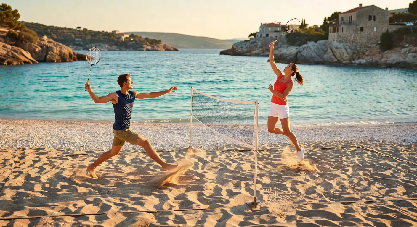 Kako se igra badminton na plaži početnike